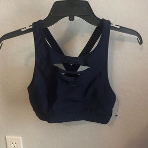 NWOT Electric Yoga Cut-Out Sports Bra